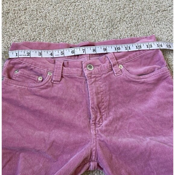 Vintage Solid Jeans Angel Bootcut Stretch Corduroy Pants Pink Cigarette Sz 5 - Picture 5 of 15